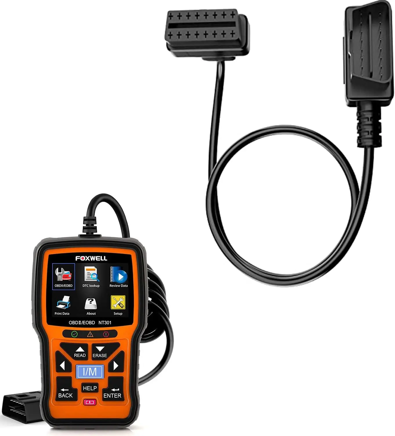 

Universal Car Doctor OBD2 Diagnostic Scanner Tool with 16-Pin Extension Cable for Vehicle Health Check Engine Code Reader