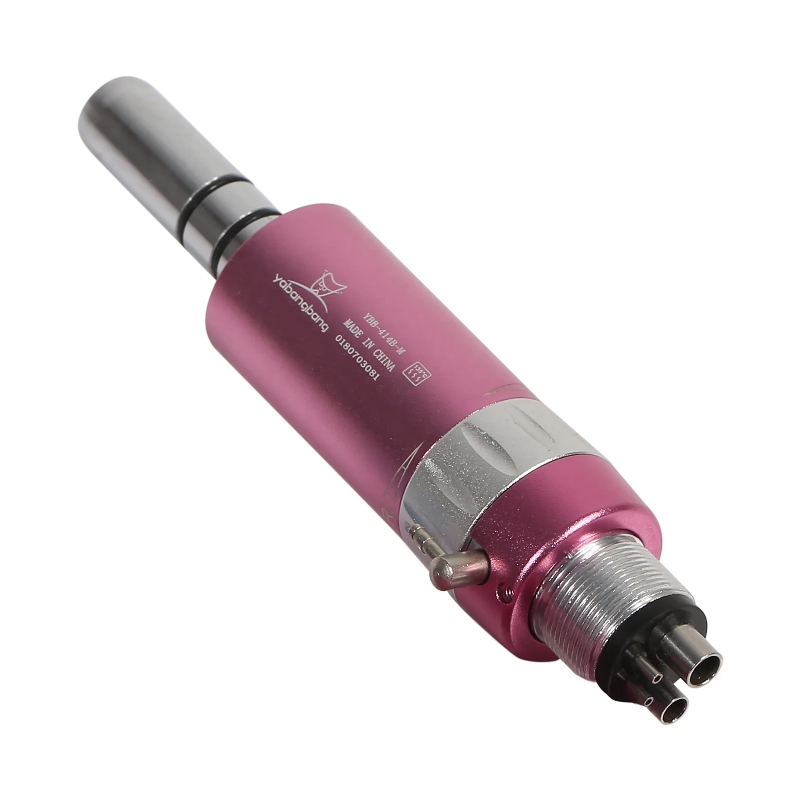 Hot Sale! NSK Style den tal 1:1 E-type External Spray Air Motor 4 Holes Slow/Low Speed Handpiece Pink