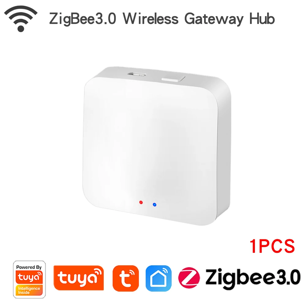 Умный дом Tuya Zigbee 3,0, Bluetooth, многорежимный шлюз, хаб с сильным сигнальным мостом, работает с Alexa Google Home