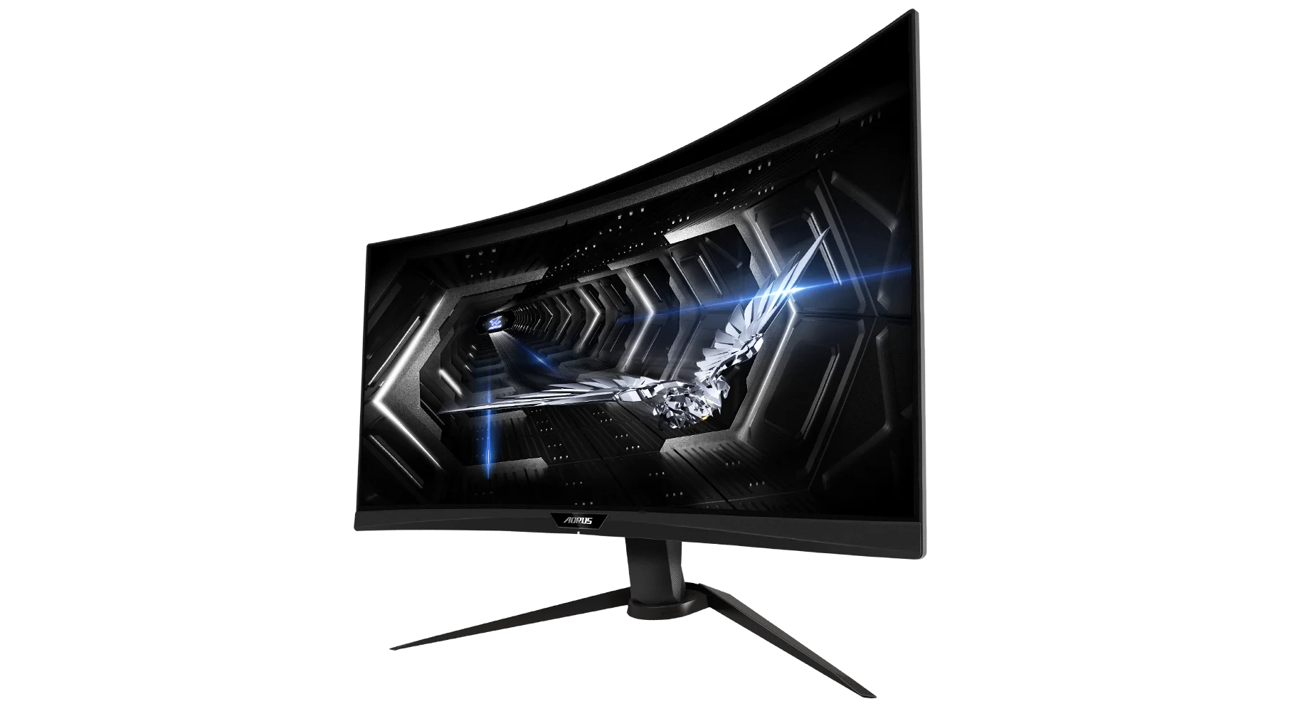 New Esports AORUS CV27Q Gaming Monitor 165Hz 2560 X 1440 Gaming Screen for PC Gaming Monitors
