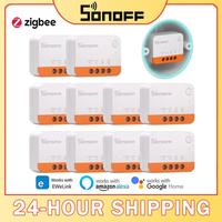 SONOFF ZBMINI L2 Extreme ZigBee Smart Switch No Neutral Wire Required DIY 2-Way Control Switch Work With ZBBridge Support Alexa