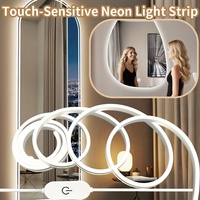 Neon LED Strip Light 5V USB Flexible Waterproof Silicone Rope Tape Touch/Hand Dimmer for DIY Room Decor TV Gaming Decor Lighting