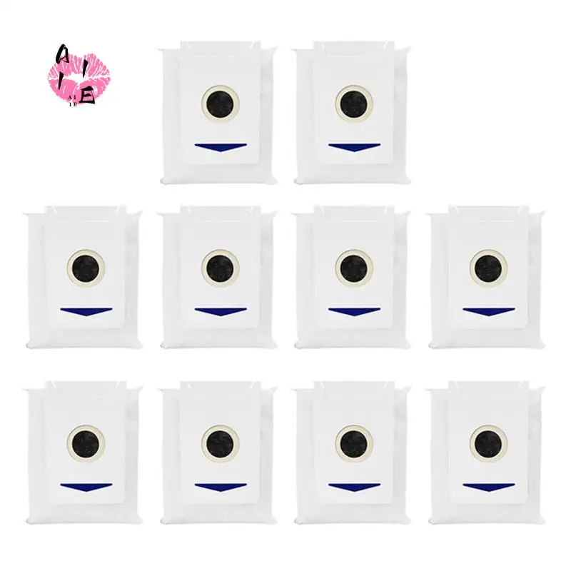

A11E-10Pcs Compatible For ECOVACS Deebot T30 PRO OMNI Replacement Parts Dust Bag Robot Vacuums Accessories