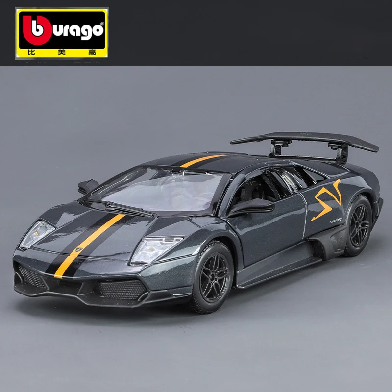 

1:24 Lamborghini LP670-4 SV Supercar Toy Alloy Car Diecasts & Toy Vehicles Car Model Miniature Scale Model Car Toys For Children