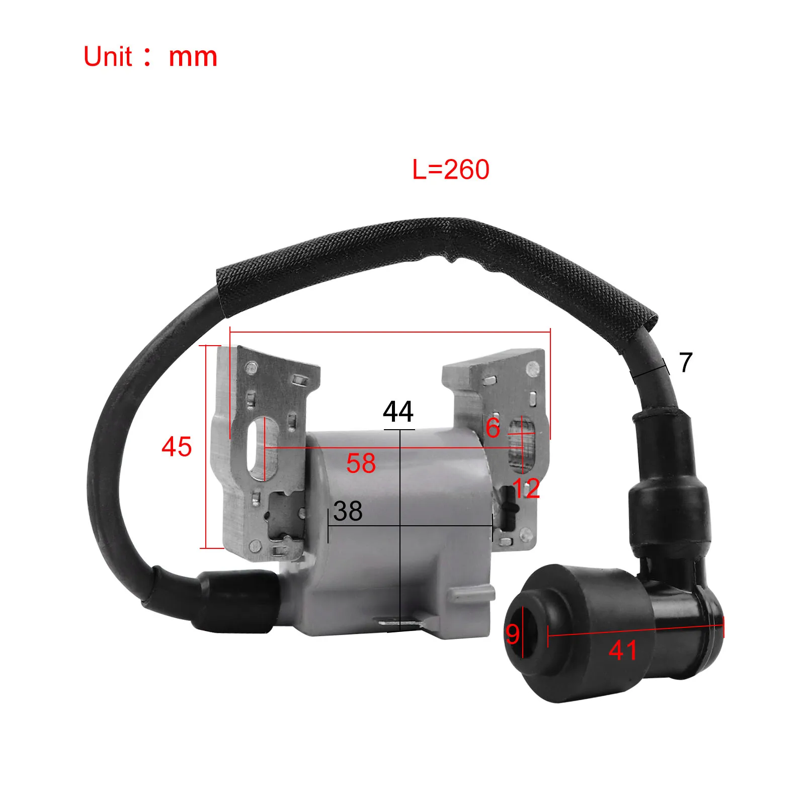 Ignition Coil Module for Honda GX610 GX620 GX670 V Twin Engine Left 20HP ZF-IG-A00041V