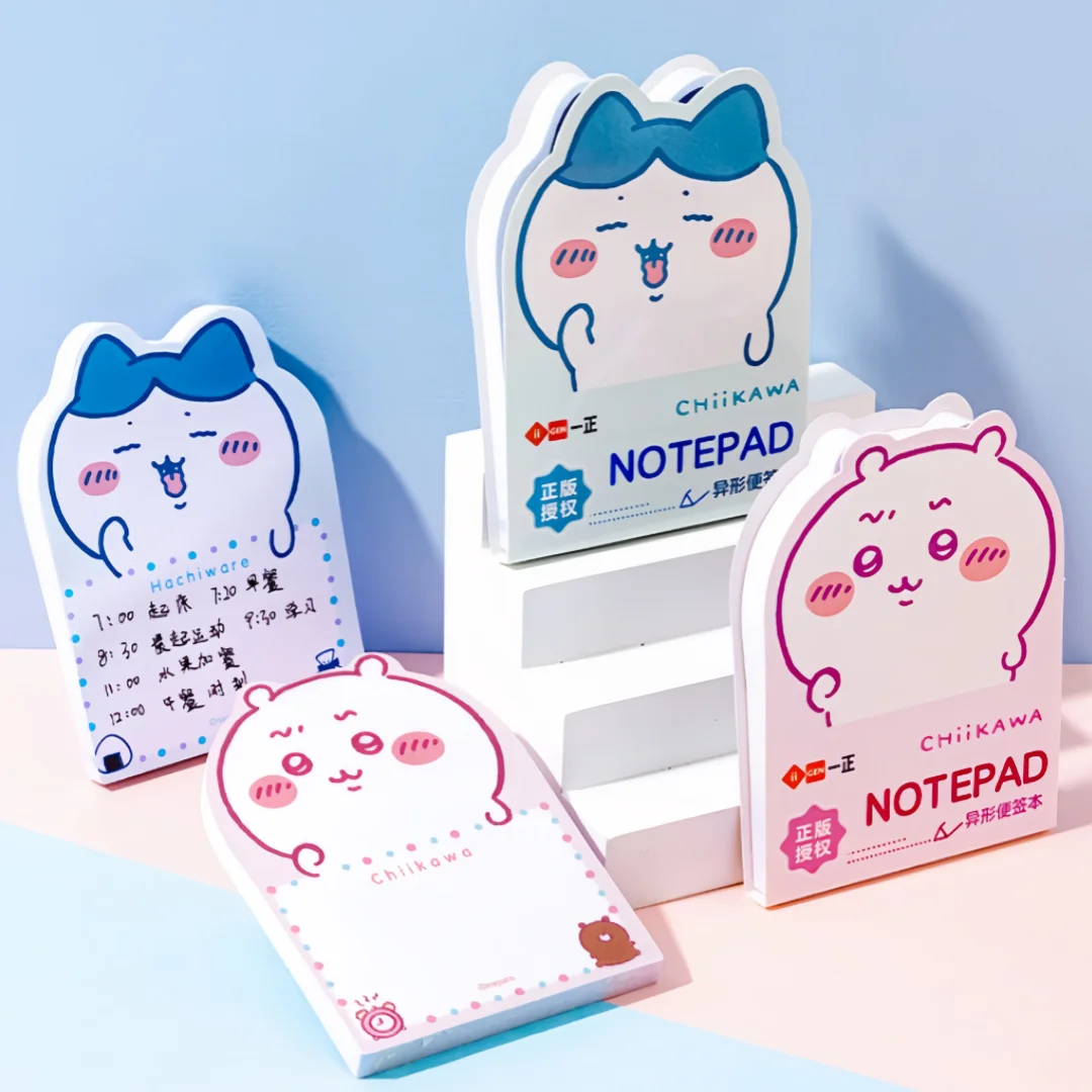 Sticky Note Dispenser - Cute Chiikawa Shaped Sticky Notes Chiikawa