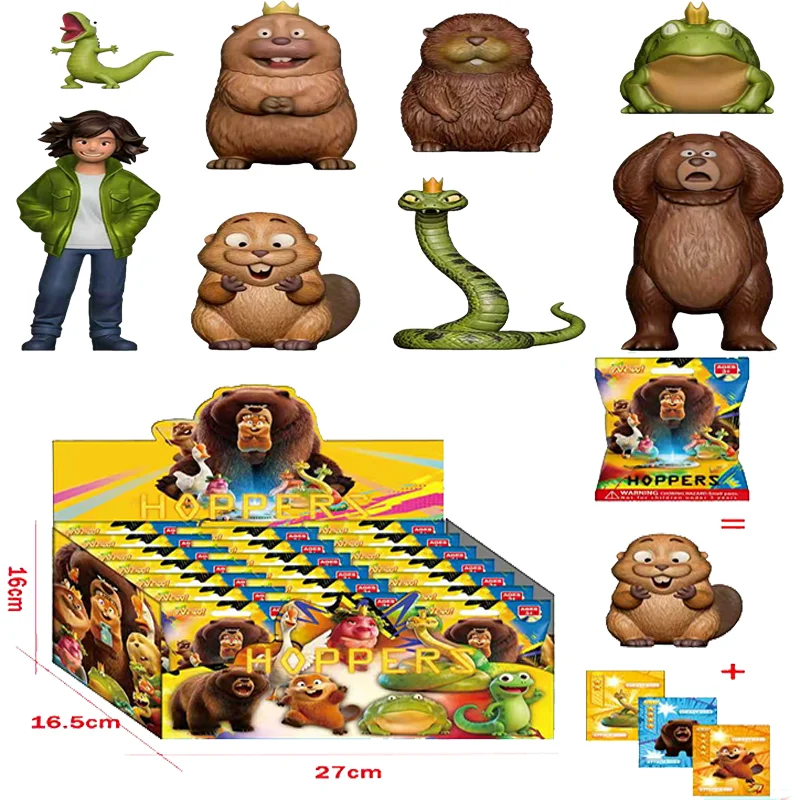 2026 Nowe Blind Boxy Hoppers Mystery Box Kreskówkowy Bobr Gadżety Losowy Styl Słodkie Figurki Anime Model Kolekcjonerska Zabawka Niespodzianka G
