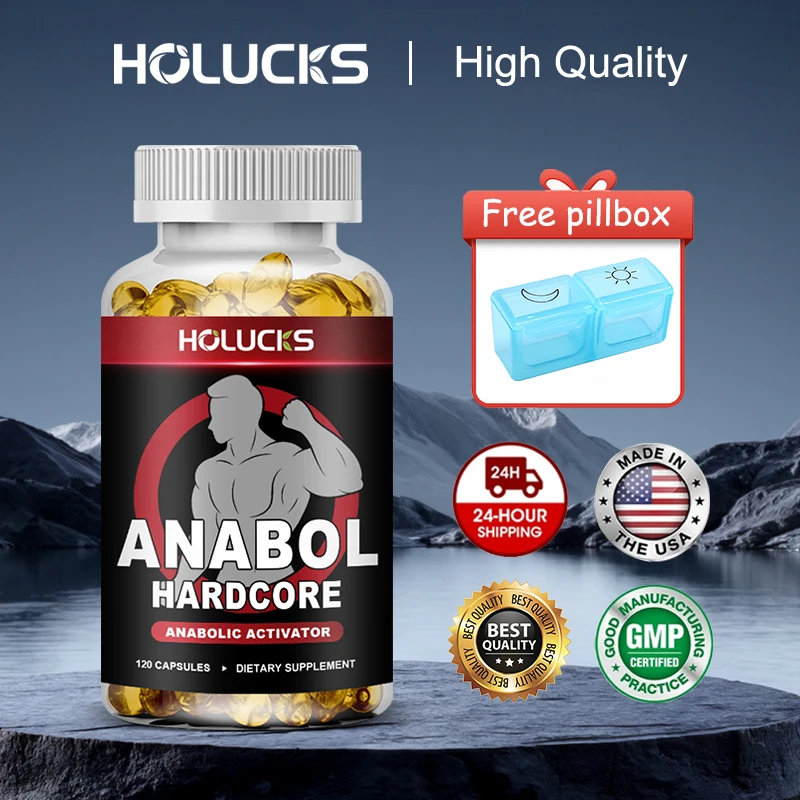 

HOLUCKS Anabol: Натуральная добавка для ухода за мышцами, поддерживает стабильность мышц и ежедневную физическую активность для активных взрослых