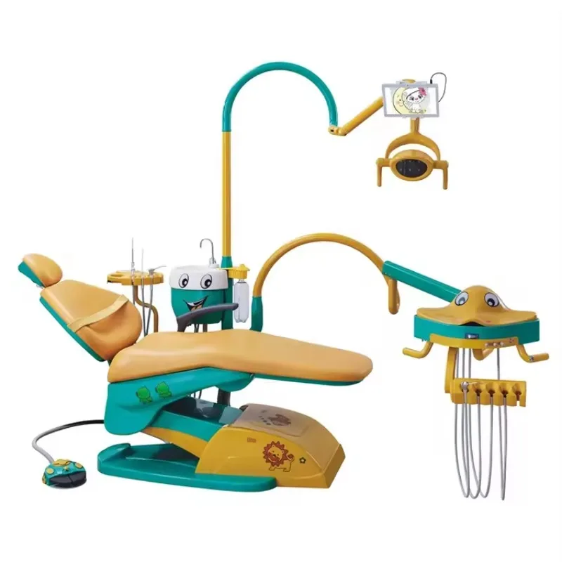 Dental Chair Medical Adjustable Teeth Treatment Integral Full Set Dental Chair Unit for Sale