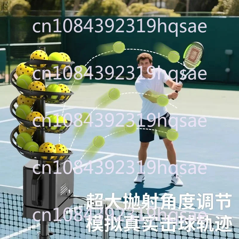 Tennis Pick Ball Universal Throwing Machine Self Serve Machine Single Player Training Coach