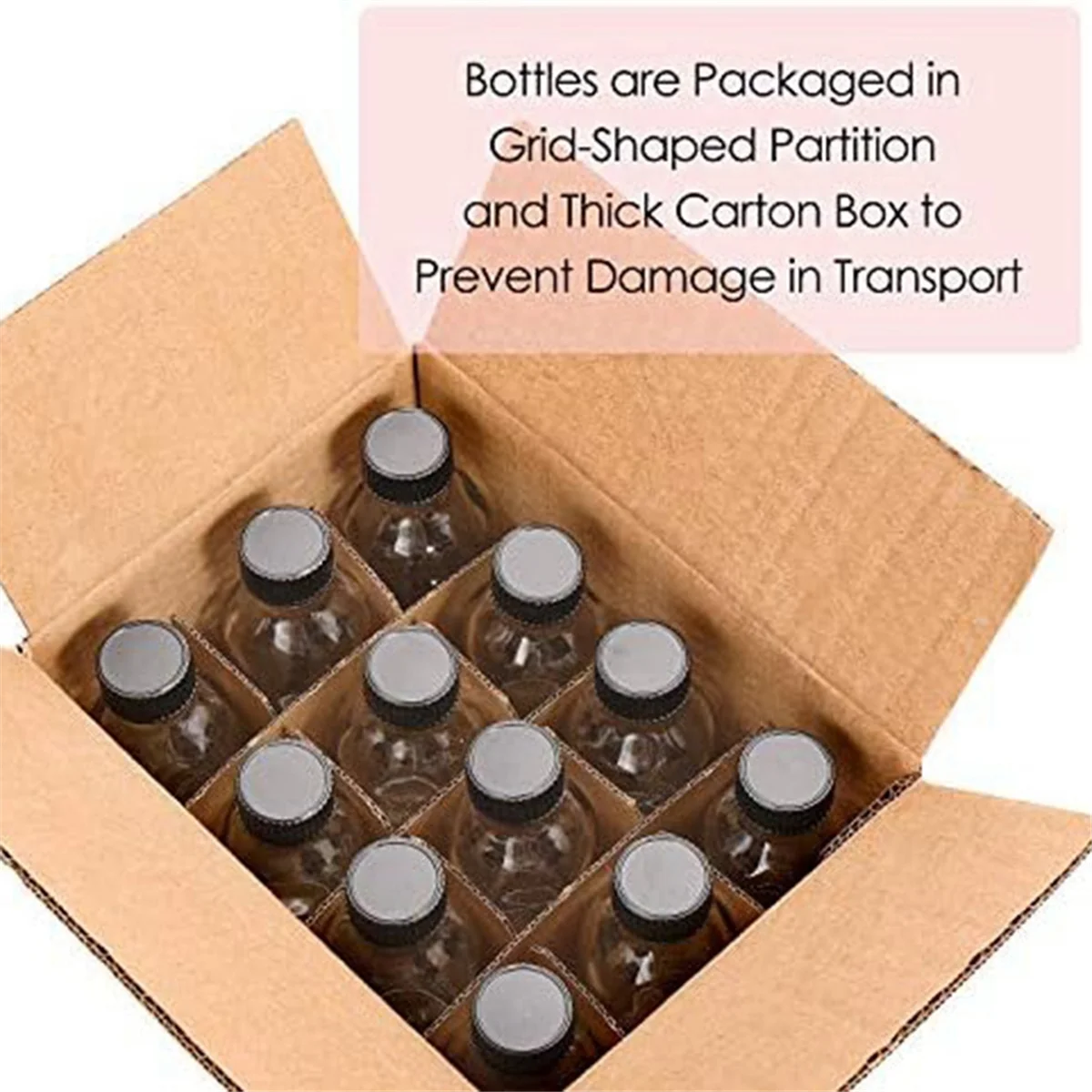 Petit verre transparent HI avec légumes et 3 entonnoirs, 60ml, jus, vidéo, whisky, 2 oz, 12 pièces