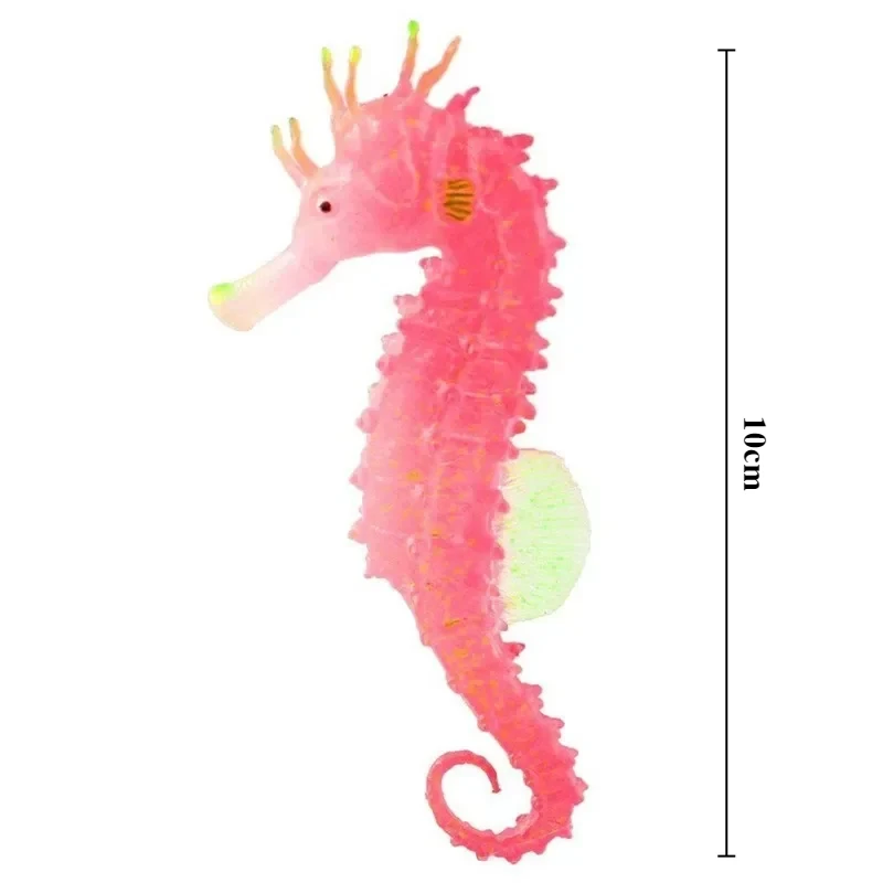 Artificial Aquarium Sea Horse Hippocampus Ornament Fish Tank Jellyfish Decor New 1pcs