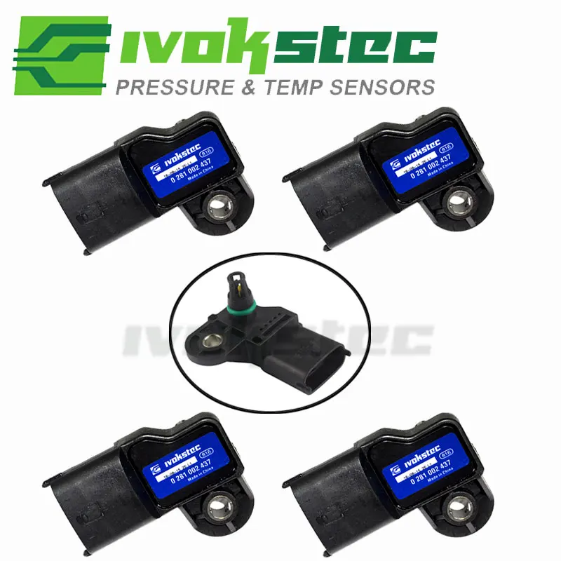 Sensor MAP de Presión Absoluta del Colector 55219298 para Fiat Panda, Punto, Idea, Doblo, Freemont 2.0 4x4, Croma, Bravo 1.4 16V, Qubo