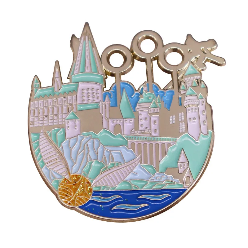 

Castle Metal Brooch Fantasy Film Inspired Badge