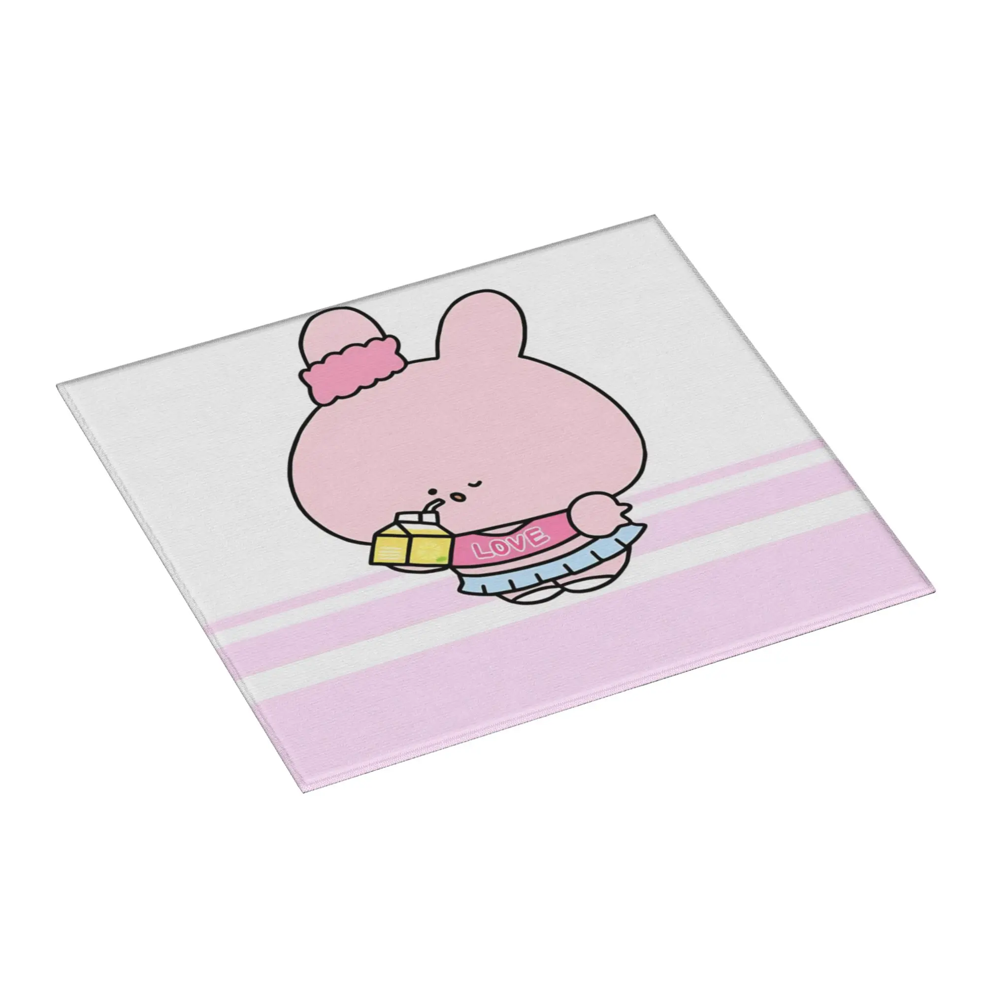Asamimichaan Anime Cartoons Asamimi Non Slip Kitchen Counter Protector Mat Barware Tableware Reusable  Drying Mat For Kitchen