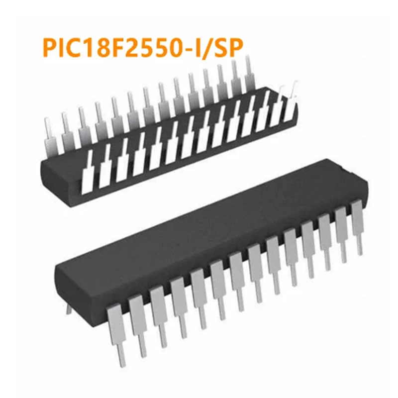 

1PCS New Original PIC18F2550-I/SP PIC18F2550 PDIP-28 High Performance Enhanced Flash Memory USB Microcontroller