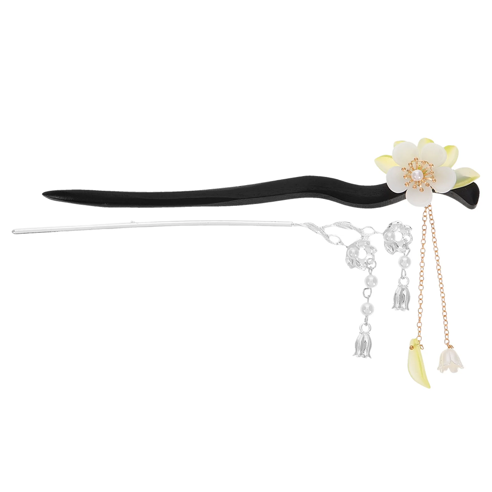 

2 шт., китайские цветочные палочки для волос, заколки ханьфу, элегантные палочки для еды в древнем стиле для женщин, заколка в стиле ретро, китайские заколки для волос