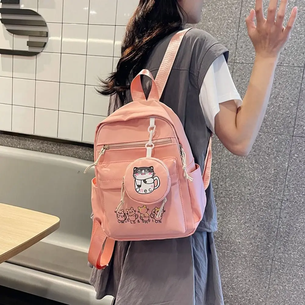 Lightweight Students School Bags Waterproof Zipper Closure College Student Backpack Adjustable Straps Comfortable