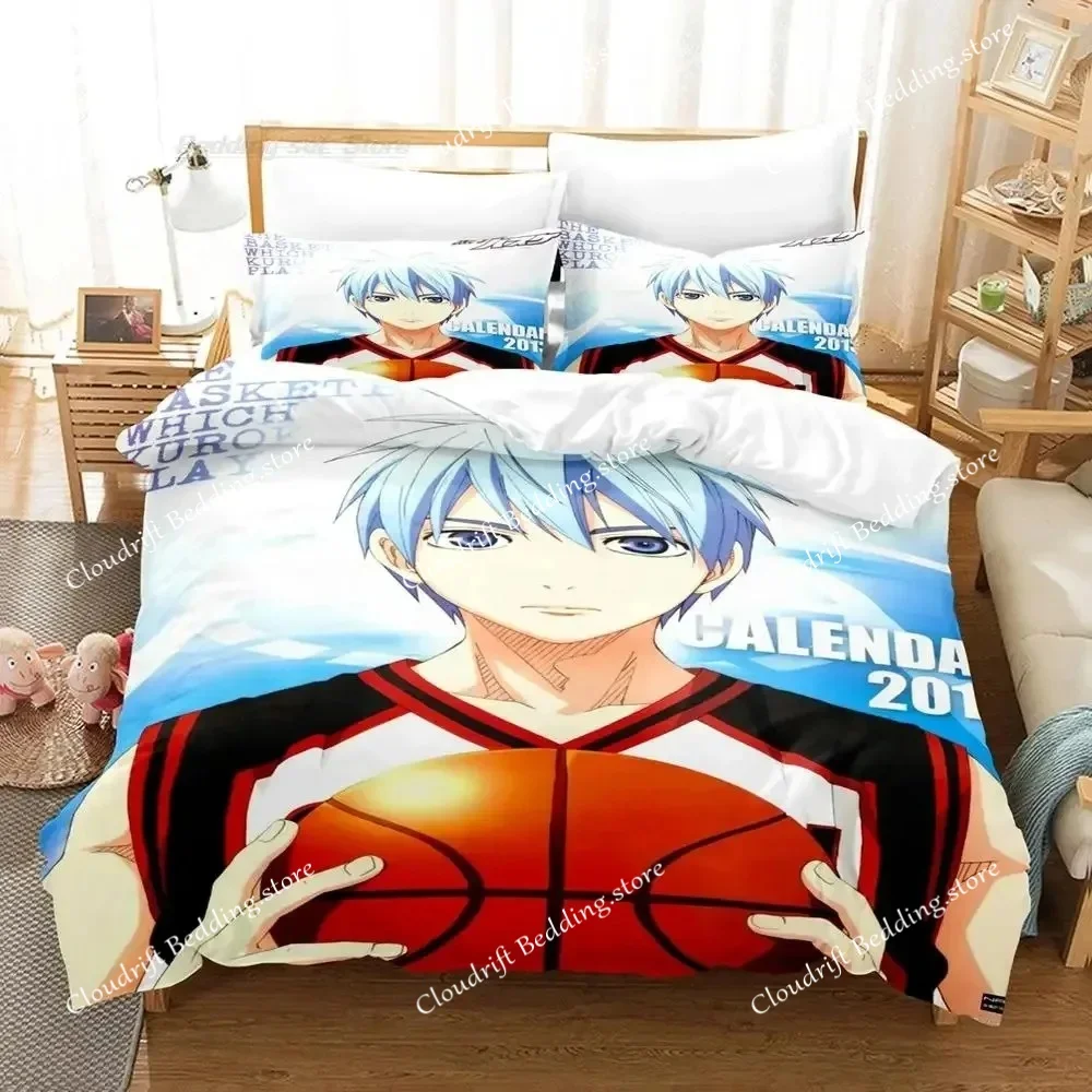 

Kuroko's Basketball Bedding Set Single Twin Full Queen King Size Bed Set Aldult Kid Bedroom Duvetcover Sets 3D Print Cartoon