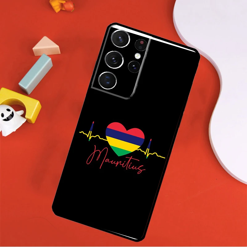 Mauritius Flag Phone Case For Samsung Galaxy S23 S21 S20 FE S8 S9 S10 Note 10 Plus Note 20 S22 Ultra Cover image 3
