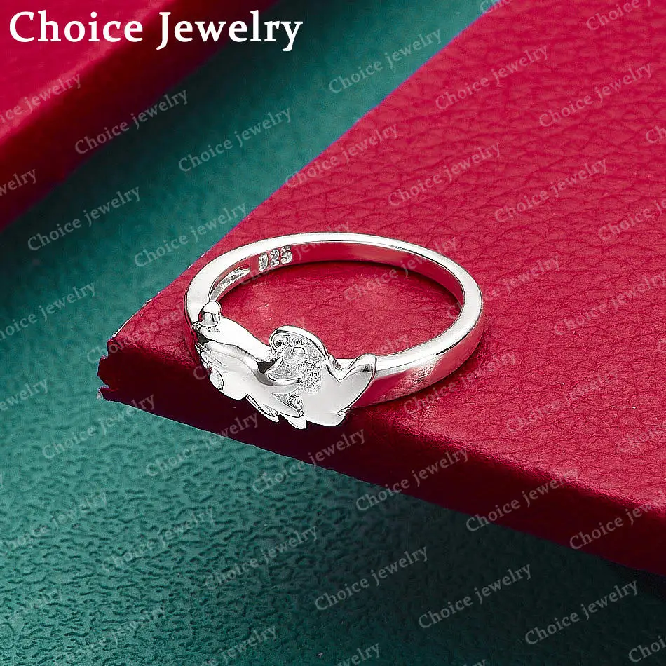 

925 Sterling Silver Irregular Engagement Wedding Ring For Women and Men Fashion Jewelry Simple Grace Charm Lovers Gifts