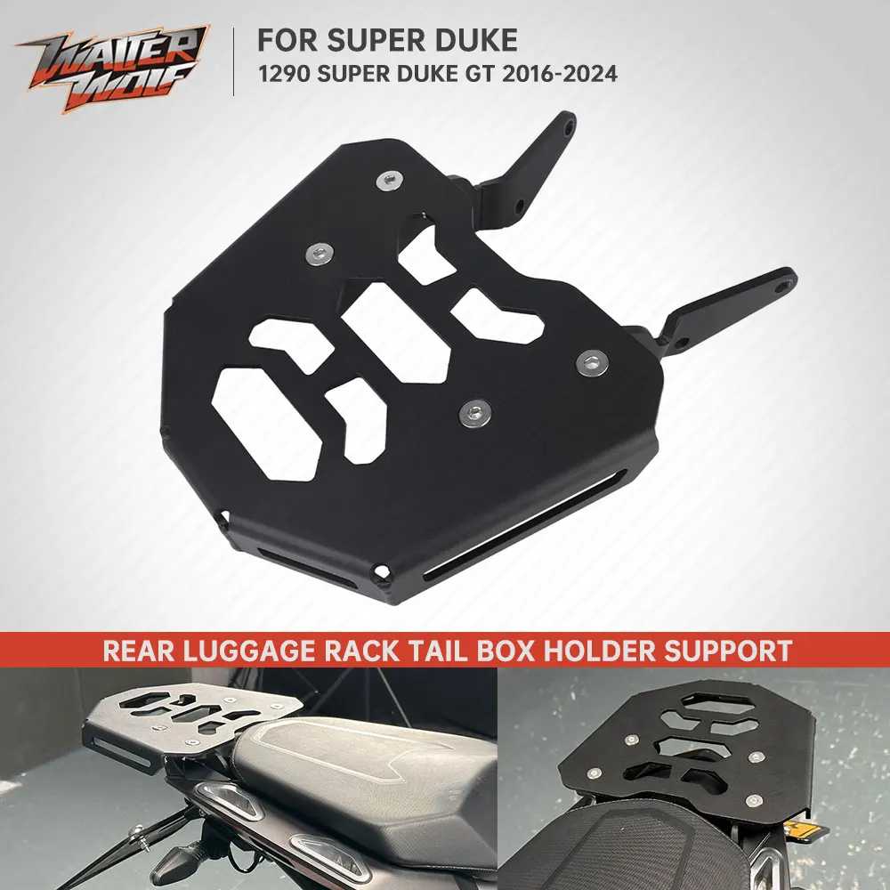 Motorcycle Luggage Racks Holder For 1290 Super Duke GT 2016-2024 Rear Seat Tail Box Storage Cargo Suitcase Shelf Bracket Support