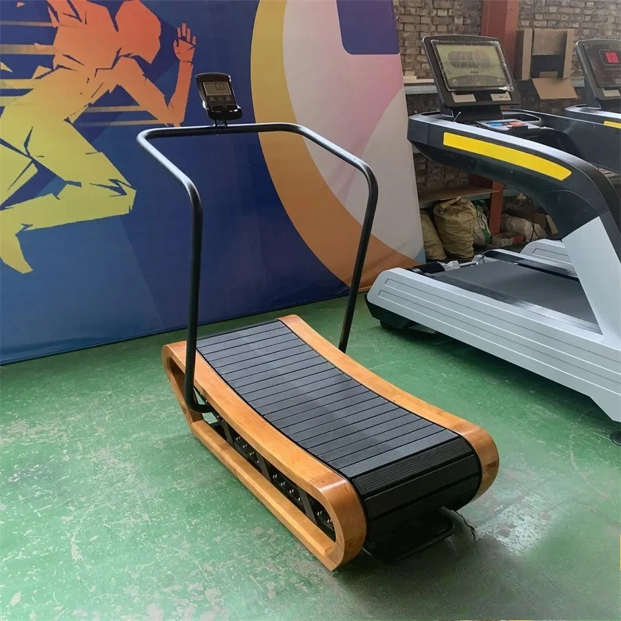 مصنع مستقيم الشعر آلات منزلية مشاية الفصول الدراسية الخاصة غير بالطاقة مفرغة معدات اللياقة البدنية الخشبية