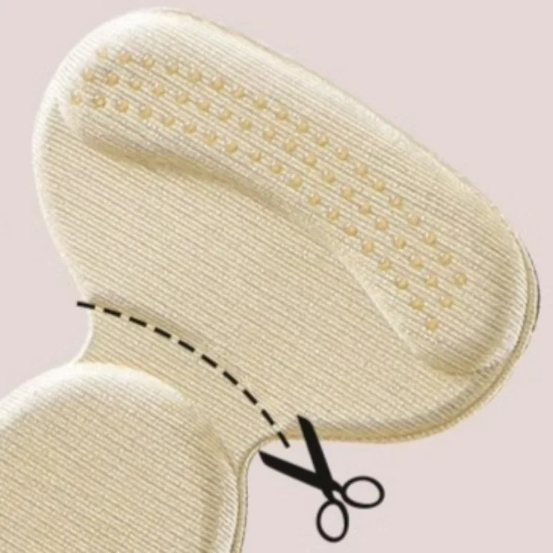 Antiwear Heel Stickers High-heeled Shoes Sandal Reduce Shoe Size Heel Pad Transparent Foot Care Cushion Flexible Shoe Inserts image 5