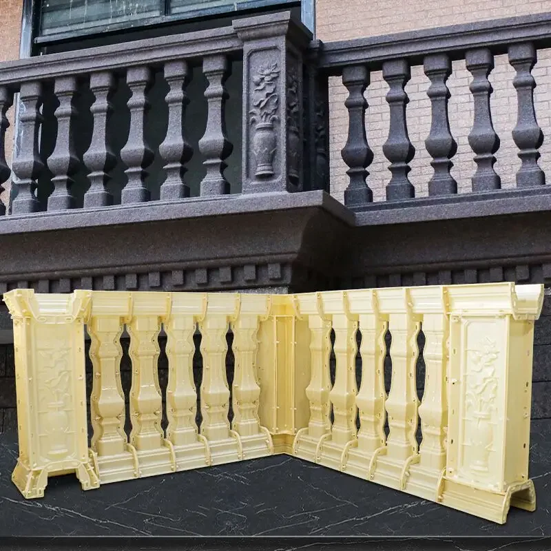 Balcony Roman column guardrail model Cement vase column Villa fence column Building formwork Plastic