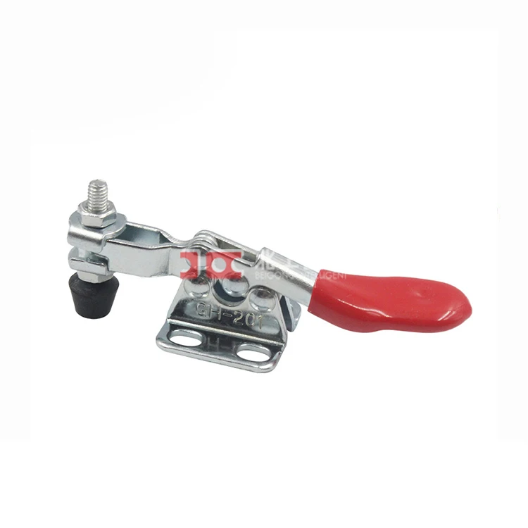 Metal Horizontal Vertical Toggle Clamp Quick-Release Fixture 80mm Red Toggle Clamps Hand Clip Tools