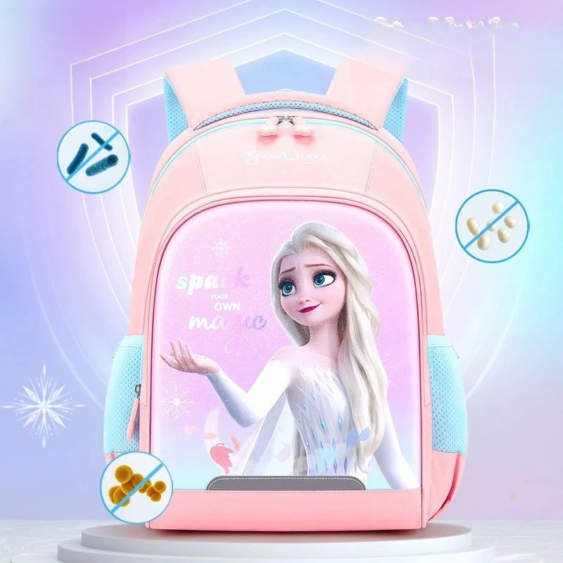 

Elsa Princess Backpack 2026, Frozen Girls School Bag New Student Rucksack for Kids Chic Design