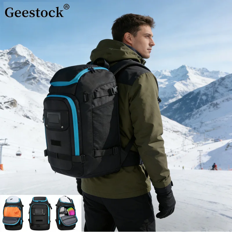 Geestock Professional Skiing Backpack, Outdoor Sports Travel Bag, Personalized Leisure Backpack, Cycling Computer Bag, Backpack
