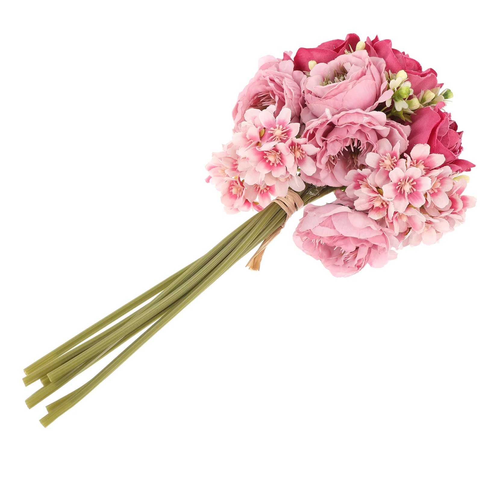 

1pc Simulated Flower Bouquet Romantic Wedding Decoration Floral Arrangement Home Party Holiday Decor Long Lasting High Quality