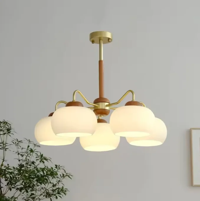 American Vintage Lamp Nordic Vintage Retro Pendant Light Colorful Glass Ceiling Hand Blown Modern