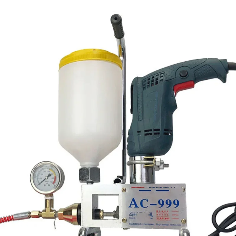 AC-999 Epoxy Grouting Machine 220V/1100W Epoxy Injection Pump/Polyurethane Foam Impermeable Water Grouting Machine