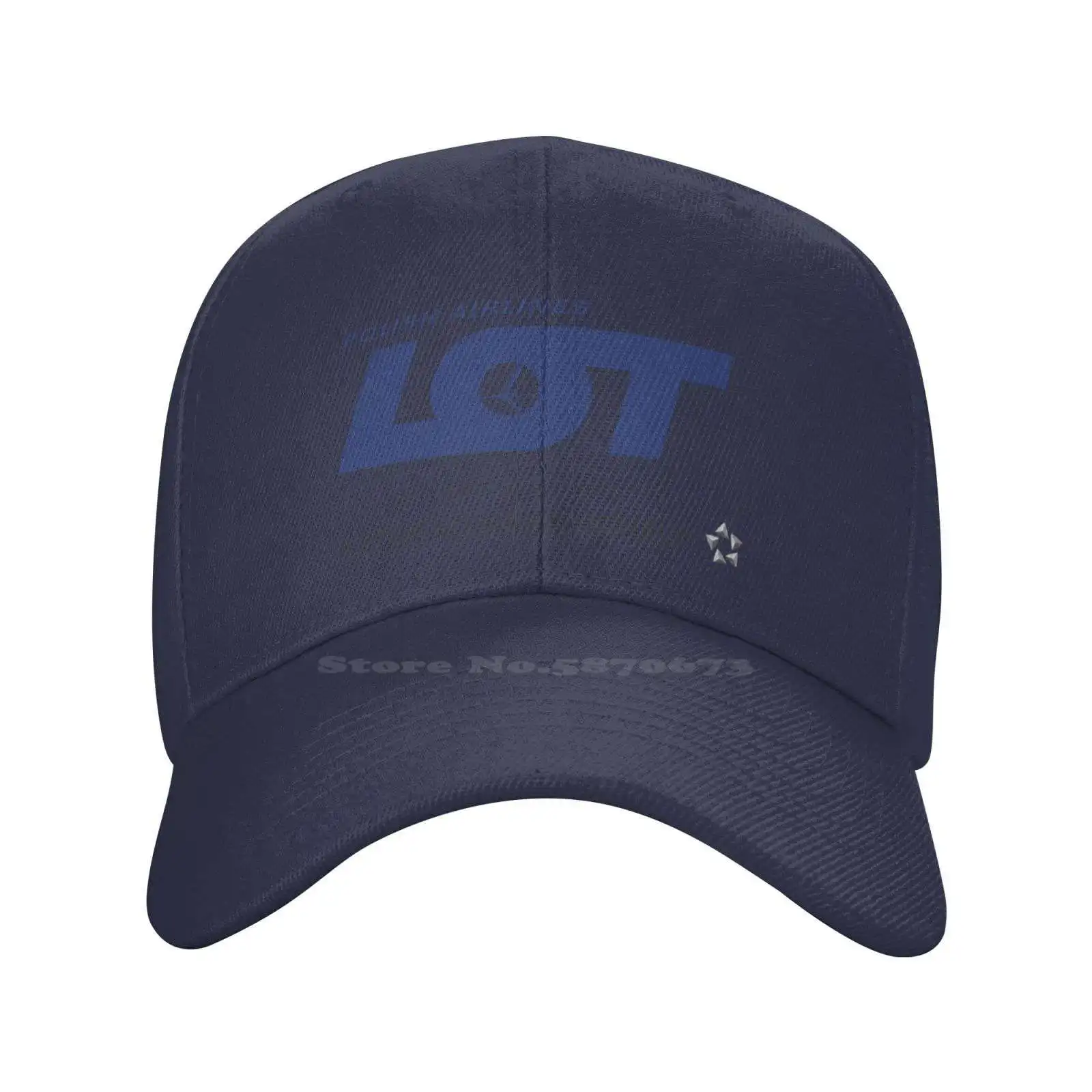 

LOT Polish Airlines Top Quality Logo Denim cap Baseball cap Knitted hat