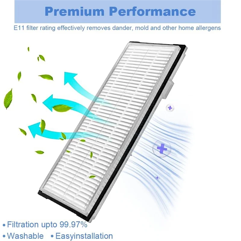 YCOC-para Roborock S7 Maxv Ultra / S7 Pro Ultra aspiradora Cepillo Lateral principal paño de mopa filtro Hepa bolsas de polvo Accesorios