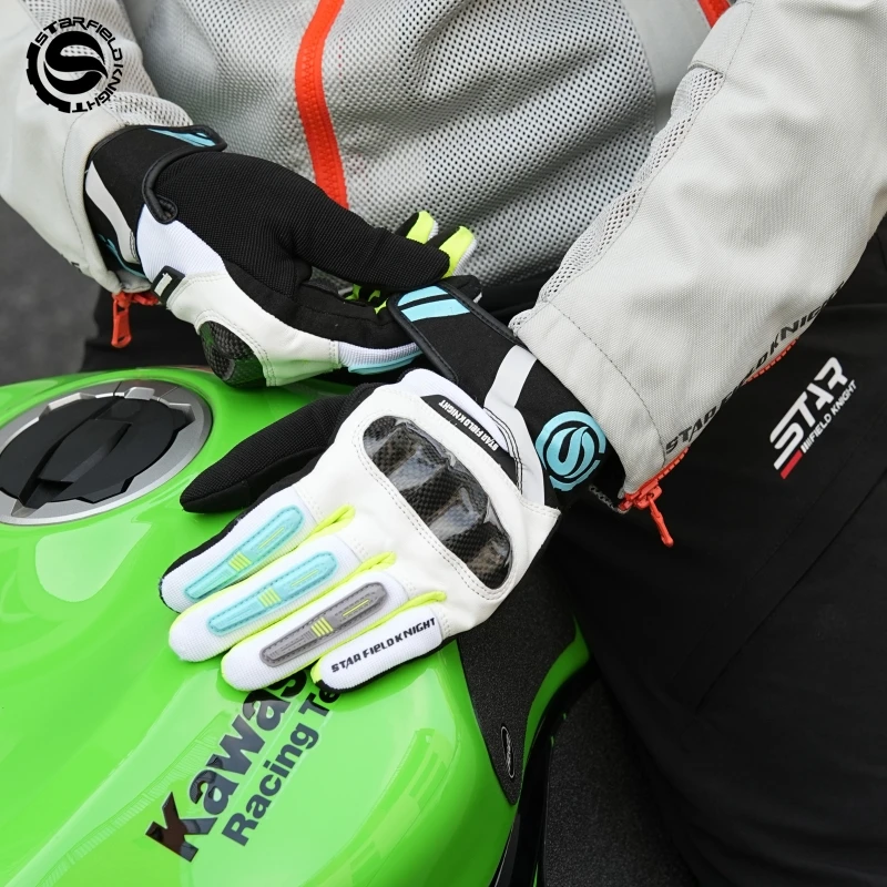 star-field-knight-motorcycle-gloves-summer-breathable-men-women-riding-gears-carbon-fiber-protection-non-slip-wear-resistant
