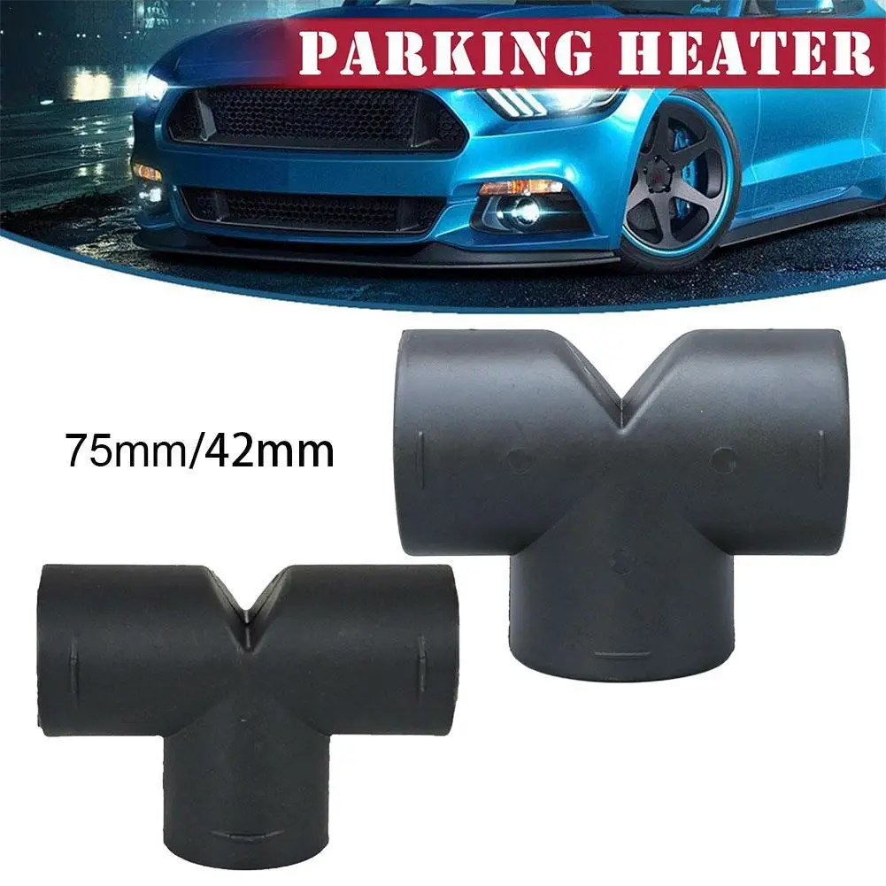 

42/75 мм Т-образный разъем воздуховода, выпускной соединитель, разъем для дизельного обогревателя, выхлопной соединитель для автомобильного стояночного обогревателя