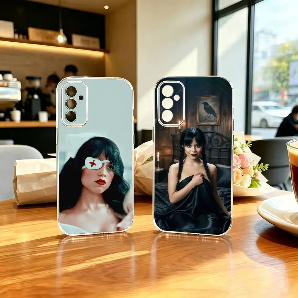 Dark-Style Teen Girl ReeRee Jenna  Painted Transparent soft Phone Case For Samsung A71, A70, A52, A51, A40, A30, A20