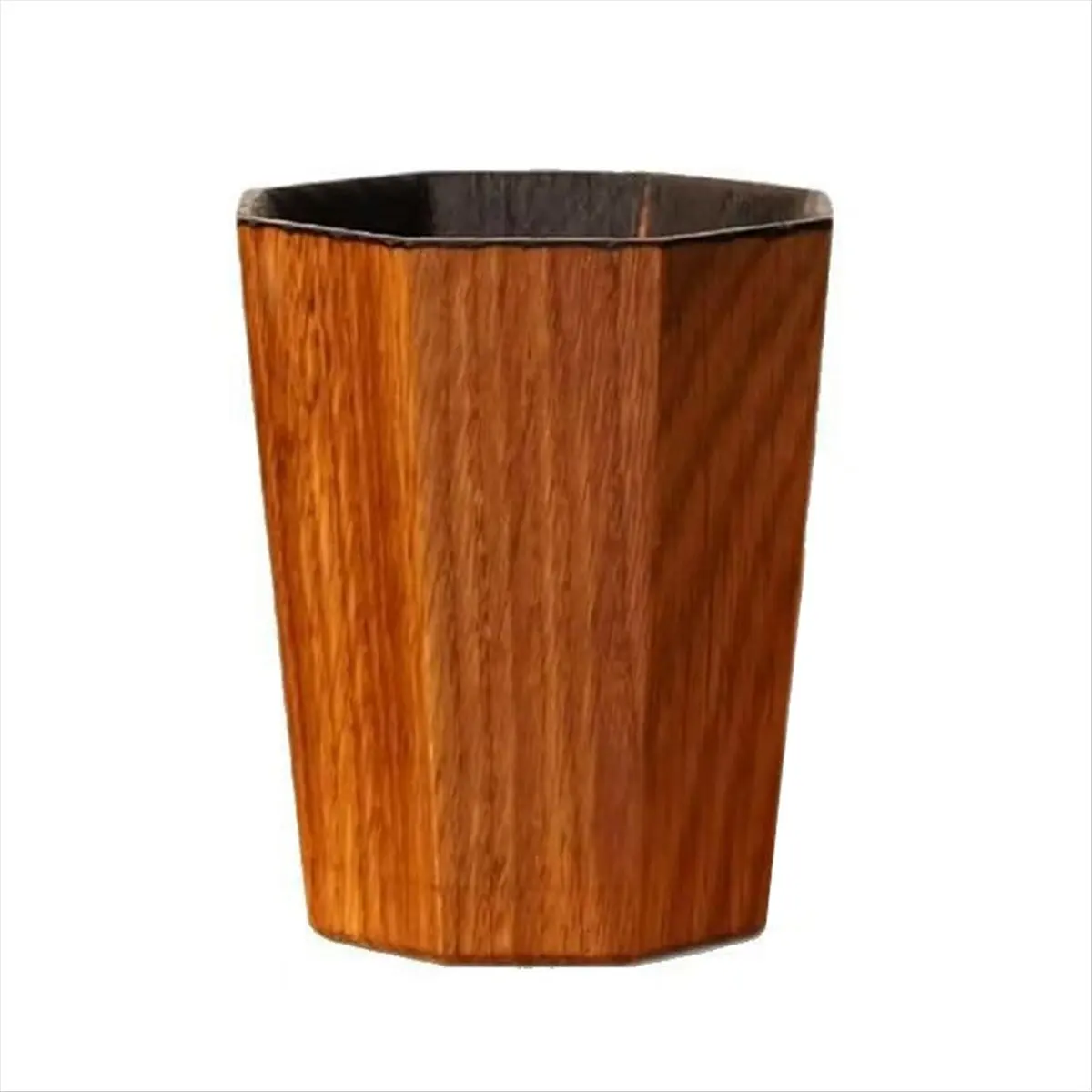 A24I Wooden Cocktail Cup,Charred Whiskey Cup,Whiskey Cup Wooden Charred,Old Fashioned Charred Oak Whiskey Vessel