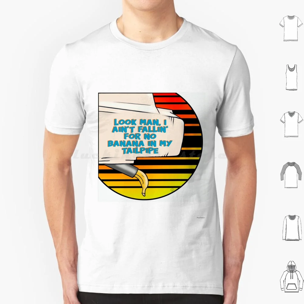 Banana In My Tailpipe T Shirt 6xl Cotton Cool Tee 80s 80s Movies Axel Foley Axel Foley Beverly Hills Cop Eddie Murphy Quotes