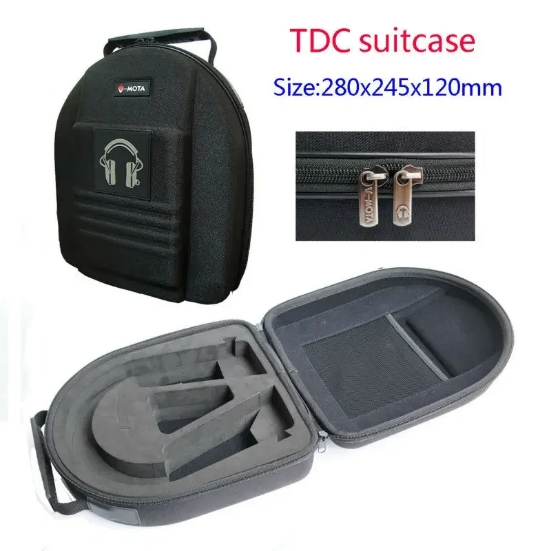 V-MOTA TDC Headphone Carry case boxs For Audio Technica ATH-A1000X ATH-A2000X ATH-A900X ATH-A700X headphone(headset suitcase)
