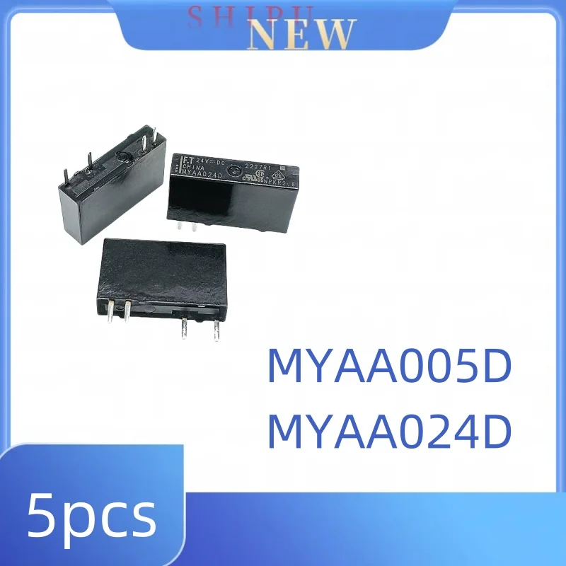 

5pcs MYAA024D MYAA005D Power relay 24V 4 pin 5A