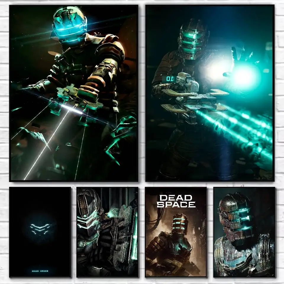 Hot D-Dead Space Game Poster HD Home Decor Sticky Wall Waterproof Home Living Room Bar Aesthetic Decor