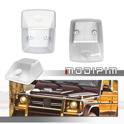 Gloss Black / Clear Lens Car Front Turn Signal Light Housings For 1986-2021 Mercedes Benz W463 G-Class G500 G550 G55 G63 G65 etc
