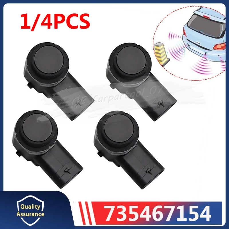 735467154 For 2008-2015 Ford B-MAX C-MAX S-MAX FIESTA MK6 FOCUS MK2 & MK3 GALAXY KUGA PDC Parking Sensor 1/4PCS