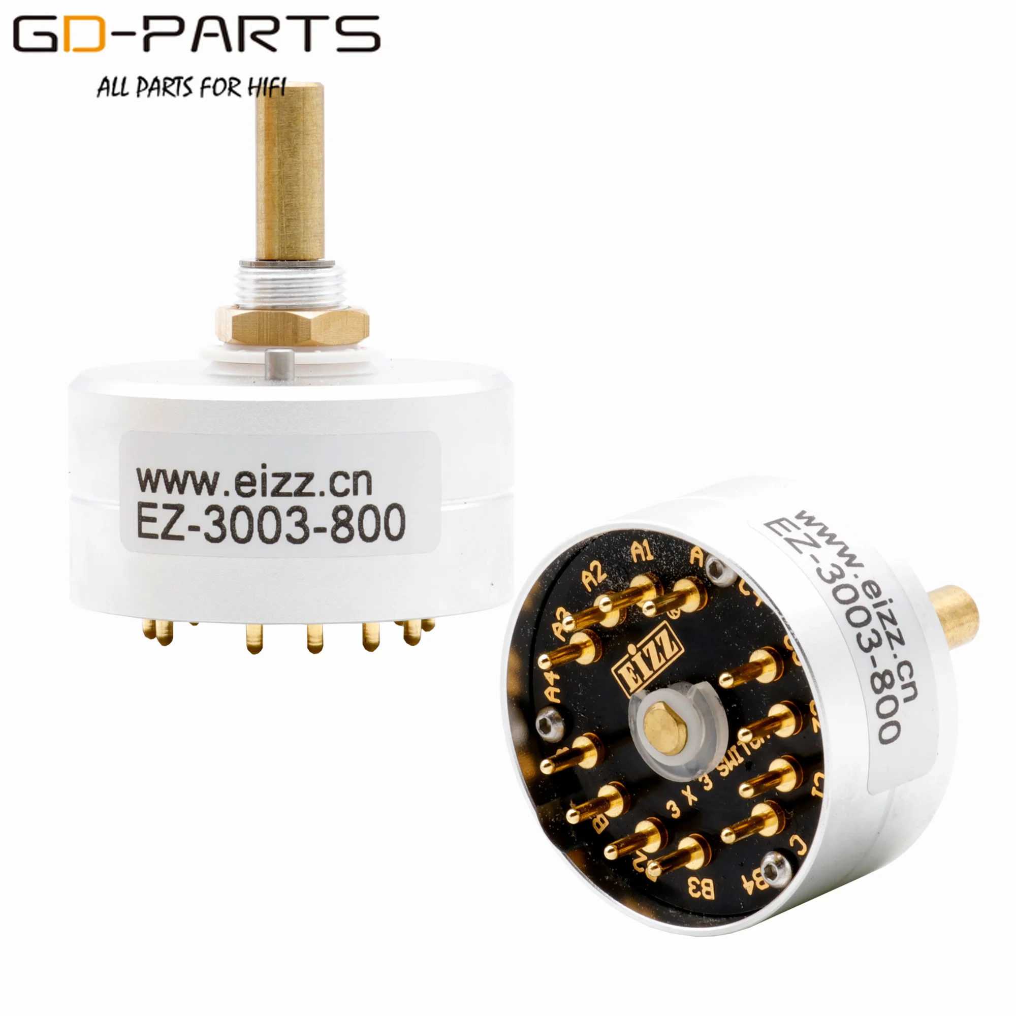 EIZZ Drehschalter 3 Wege 4 Wege 6 Wege Eingang 1 Wege Ausgang 3 Positionen Signalquelle Einstellen Wahlschalter Hifi Audio Verstärker DIY – Detail 3