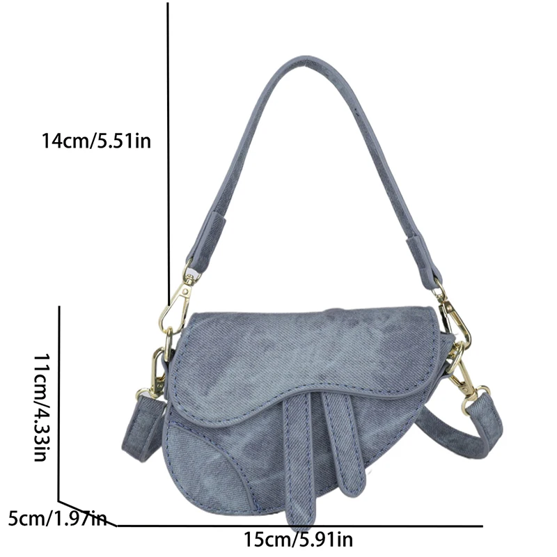 Fashion Small Mini Saddle Crossbody Bags for Women Replica Brand Purses and Handbags Designer Luxury Shoulder Bags PU Leather