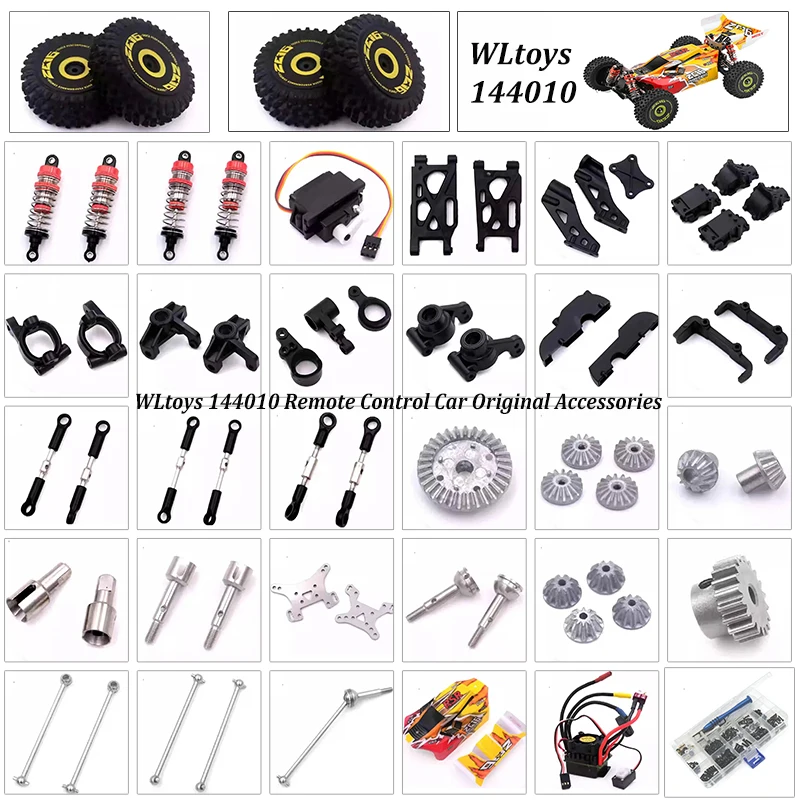 

WLtoys High-Speed Car 144010 1/14 Scale 75 Km/h Remote Control Vehicle Parts-Vehicle Servo Receiver -Original Factory Component